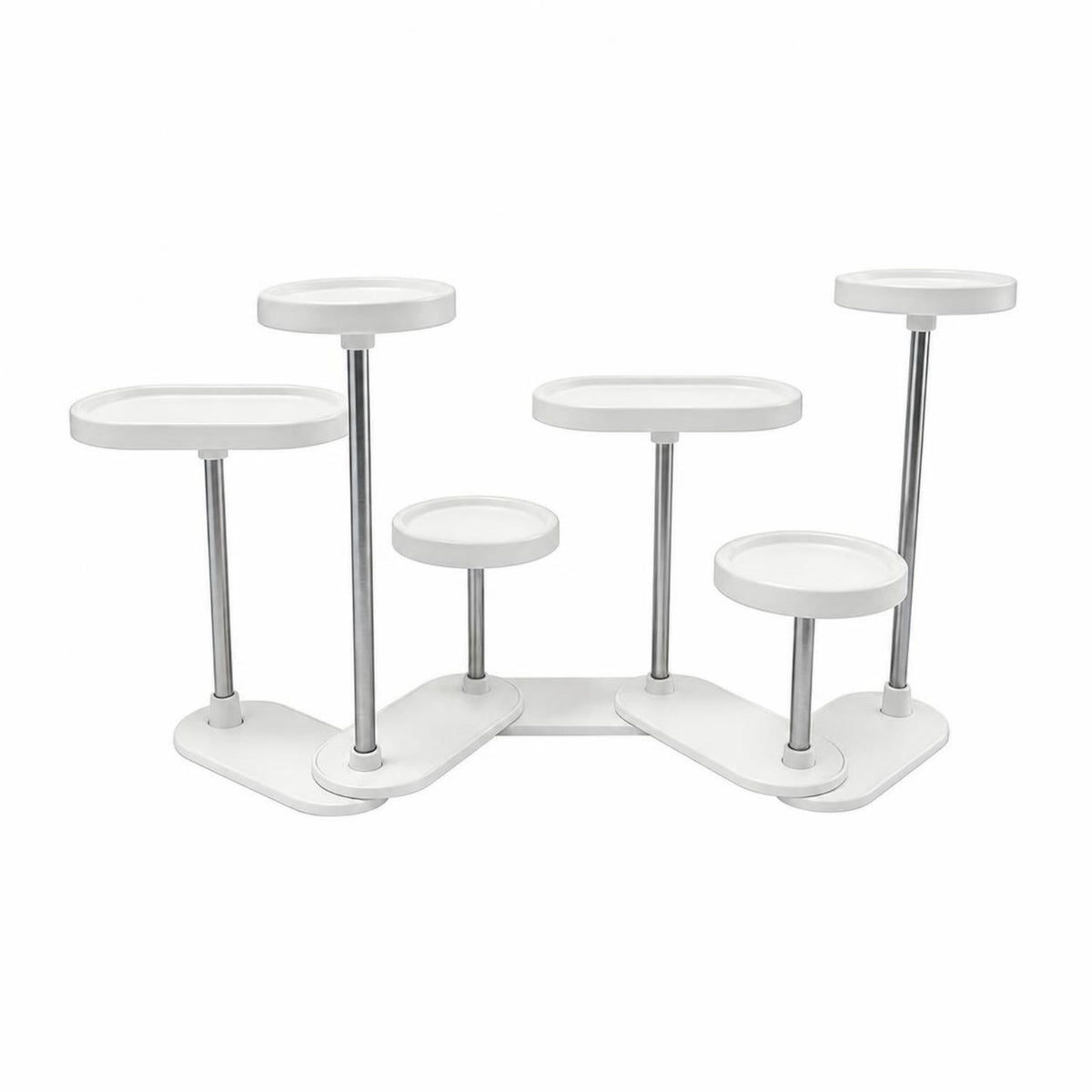 Multi-Level Figurine Display Rack 6-Tier Figurine Display Shelf Stable Holder Sturdy for Collectors