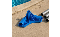 Pool Frame Corner Connector Curved Base Corner Support Bracket Ribbed Pool Frame Joint Connector