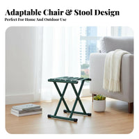 Foldable space-saving on-the-on-the-move Stool long-lasting foldable Seat sturdy Duty Portable Seating Lightweight for on-the-on-the-moveers, Backpackers, Fishing, Outdoors, Camping, Backpacking