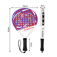Training Paddle Racket Entry Level Paddle Racket with Wrist Strap Lightweight for Beginners, Families, Recreation, Schools