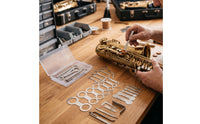 25 Pieces Saxophone Pad Adjustment Tools Stainless Steel Saxophone Repair Tools Metal Pad Leveling Tool for Gigs
