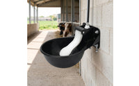 Wall-Mount Automatic Water Bowl with Lever Valve Heavy-Duty Cattle Drinking Bowl Long-Lasting Livestock Waterer Rust-Resistant for Horses, Barn, Farm, Stable