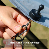 D-Buckle Design Attractive Tent Hook Portable Attractive Carabiner Hanger Easy Installation Outdoor Gear Multi-Purpose for Campers, Hikers, Travelers, Outdoors, Canopy, Home, Cruise Ship