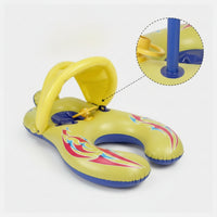 Sunshade Parent-Child Pool Inflatable with Canopy Inflatable Mother-Child Swim Floater Sunsun-Blocking Mommy Baby Pool Inflatable Thickened for Toddlers, Parents, Water Park