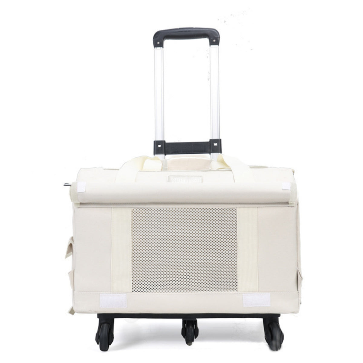 Pet Carrier with Telescopic Handle Soft-Sided Pet Carrier Trolley Portable Travel Bag for Cats