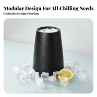 Rapid Beverage Chiller Keeps Drinks Cold Freezable Champagne Chiller Bottle Chiller Portable Barware No Condensation