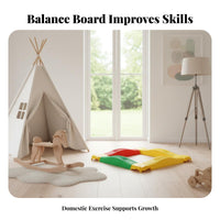 Balance Beam Stepping Stones Textured Surface Kids Developmental Footpath Kit Colorful Kids Stepping Stones for Preschoolers, Young Children