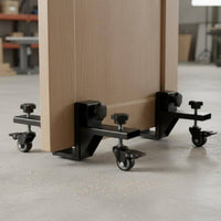 2 Pieces Door Panel Carrier Heavy-Duty Door Installation Cart Labor-Saving Panel Handling Tool for Carpenters, Home Improvement Enthusiasts, Workshop