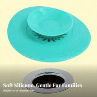 Anti-Odor Silic Single Drain Stopper Wide Application Press Type Drain Plug Easy to Clean for Renters, Families, Bathroom, Kitchen