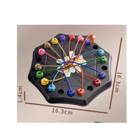 Improves Focus Rope Untangling Game Screen-Unplugged Fun String Untangling Brain Teaser Long-Lasting Elastic Cords String Brain Teaser Board Interactive Play for Family, Classroom