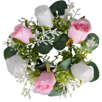 Eucalyptus Candle Circlet Lightweight Candle Circlet with Eucalyptus Table Centerpiece Wreath Natural Artificial Wreath Lifelike