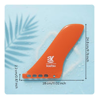9.25 Inch Stand up Paddleboard Fin Easy to Install Stand up Paddleboard Fin Improves Stability Aquatic Sport Accessory
