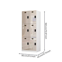 Wooden Employee Locker Secure Locking Lockable Storage Cabinet Thickened Solid Board Commercial Locker with Multiple Lock Options Suitable for Employees Stretching Studio Beauty Salon Break Room