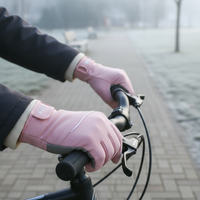 Women's Winter Cycling Gloves with Windproof, Waterproof, and Touchscreen Features