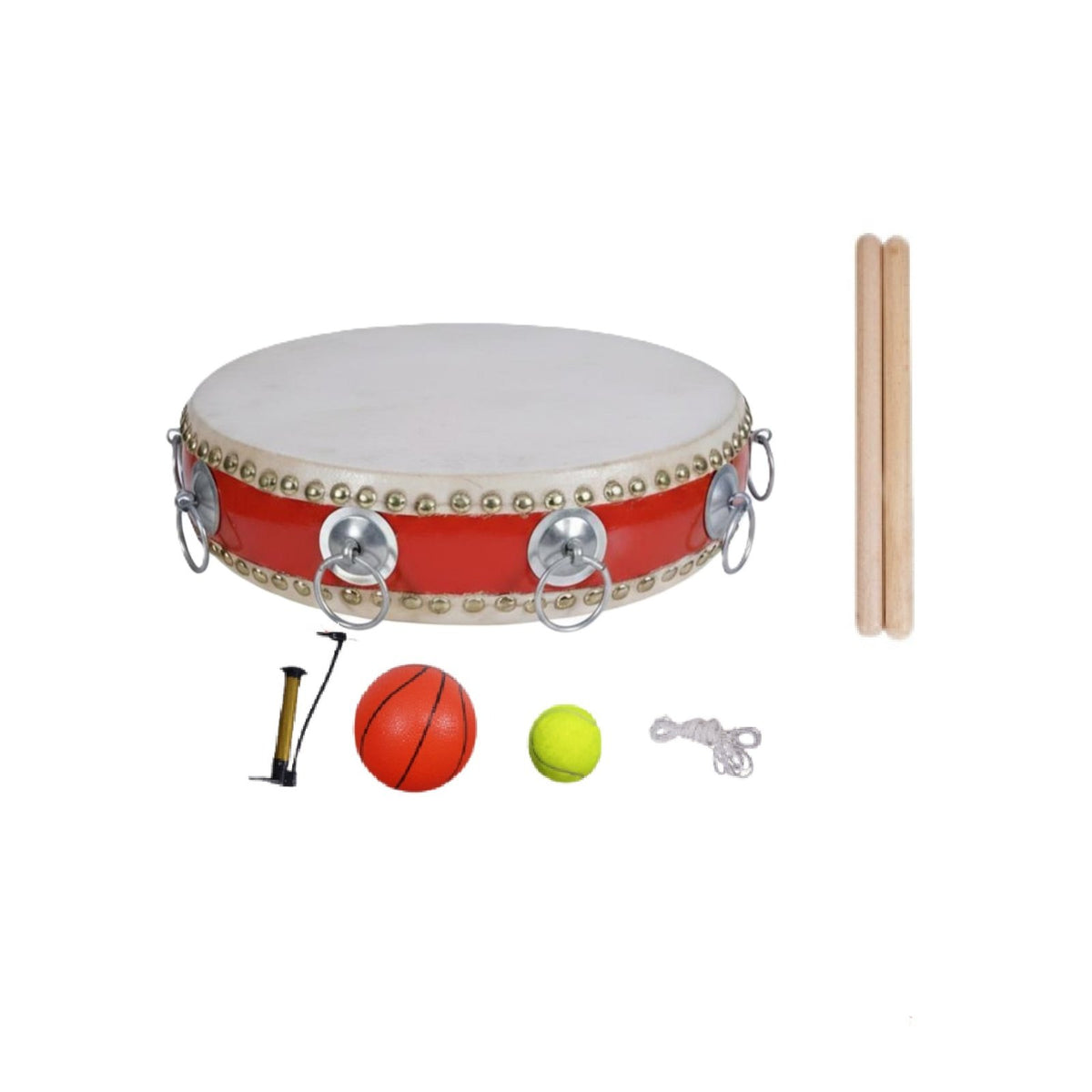 Group Building Drum, Outdoor Activity Equipment, Cooperative Sphere Bouncing Game, Team Training Tool for Adults and Kids