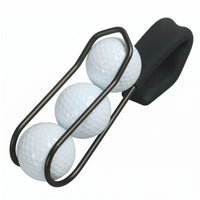 Black Portable Golf Ball Clip Stretched Clamp-on Golf Ball Holder Easy to Attach Sports Accessory Attachable