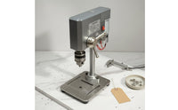 Micro Drill Press Adjustable Power Level Mini Drill Press Compact Size Power Tool for Workshop, Garage