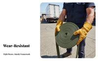 Heavy-Duty Flat Strapping Roll Wear-Resistant Strapping Roll Low Stretch Utility Strap Multi-Purpose for Logistics Workers, DIY Enthusiasts, Carquick-Release Transport, Towing, Warehouse, Home Use