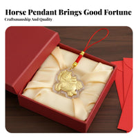 Year of the Horse Tassel Trinket Auspicious Symbol New Year Ph an Strap Wealth Horse Decoration Festive Atmosphere for Families