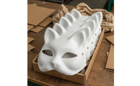 Blank Paper Pulp Mask DIY Project Arts and Crafts Supply Lightweight