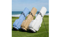 Golf Stand Bag Seven-Compartment Golf Bag with Stand Double Strap for Walking Golfers, Driving Range