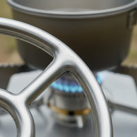 Anti-Slip Cassette Burner Trivet Stable Gas Burner Trivet Portable Pot Support Heat-Resistant for Travel