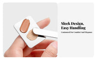 Easy to Clean Hand-Held Foundation Palette even Surface Handheld Cosmetic Palette Multi-Purpose Makeup Tool Transparent Design for Artists, Nail Technicians, Dressing Table, Travel