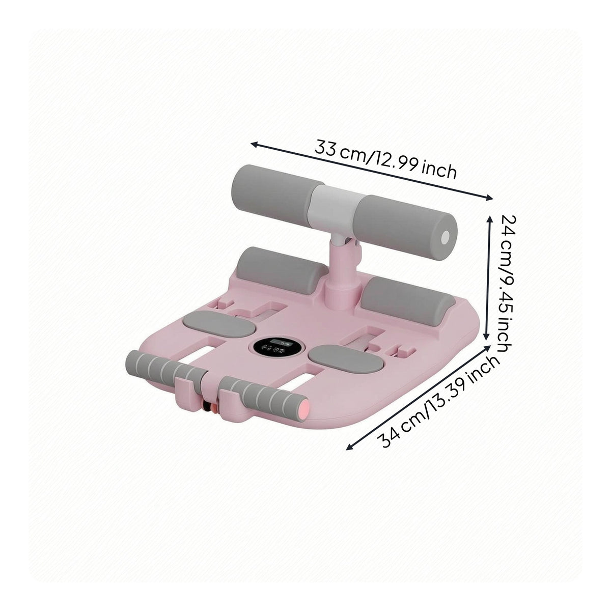 Sit-up Assist Device   Suction Cup Sit-up Bar Cushioned for Indoor