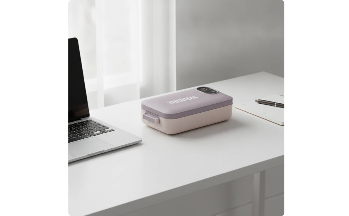 Rechargeable Portable Heating Container | Cordless, Electric Lunchbox, for Travel