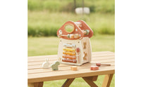 Fungus Activity Toy Wooden Toy with Mallet Shape Sorter Child-Centered Early Learning for Toddlers, Playroom, Kindergarten