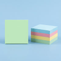 Portable Colorful Reminder Pads Set for Office and School, Heart-Shaped Bulk 4 Colors, Memo Notes for Adults 75x75mm 100 Sheets