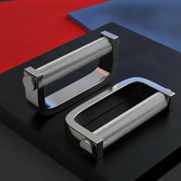 2 Pieces D-Shaped Dumbbell Stainless Steel Dumbbell with Textured Grip Compact for Fitness Enthusiasts, Boxing Training, Arm Workouts, Home Gym