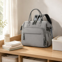 Waterproof Diaper Backpack Foldable Baby Stroller Storage Bag Easy to Clean