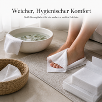 Disposable Wood Pulp Foot Wipes for Pedicures and Daily Foot Cleaning, Thickened and Enlarged