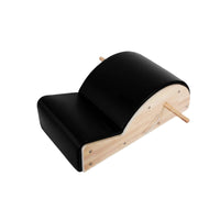 Pilates Spine Wooden Spine Stretching Bench Padded Exercise Equipment