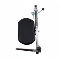 Stainless Steel Wheelchair Leg Rest Detachable Hanging Leg Rest Bracket Easy to Install Wheelchair Foot Support Lightweight for Patient Care, Rehabilitation
