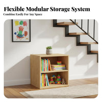 Modular Under Stairs Storage Unit DIY Design Cube Organizer Cabinet Easy Assembly Cube Storage Organizer Quick Installation for Students, Parents, Homeowners, Kids Room, Bedroom, Office, Closet