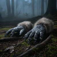 Halloween Werewolf Claw Gloves for Adult Cosplay Party