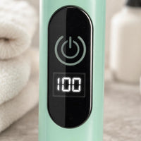 Rechargeable Paw Hair Trimmer LED Light Feline Paw Trimmer Digital Display Grooming Clipper Slim Pen-Like