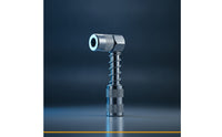 Right Angle Grease Nozzle Adapter Zinc-Plated for DIYers