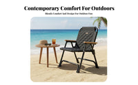 Lightweight Low-Height Camp Chair Compact Low-Height Camp Armchair Installatisingleffortless Folding Seat Sturdy Frame for Campers, Beachand Goers, Anglers, Camping, Picnic, Picnics, Fishing