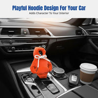Winter Plush Gear Shift Cover, Hoodie Design, Car Lever Protector