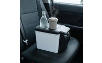 Cooling and Heating Car Cooler Warmer Compact Car Refrigerator Carry Strap Portable Fridge Warmer Cup Recesses for Home