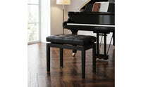 Padded Adjustable Piano Bench Wooden Piano Bench Sturdy Seat Ergonomic for Home Studio, Classroom