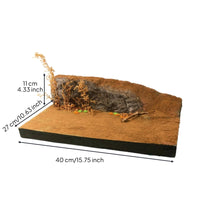 Terrain Model Kit Textured Model Diorama Scenery Material Pack Rugged Miniature Bases for Tabletop Displays