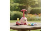 Manual Balloon Launcher Toy Balloon-Powered Car Long-Lasting Air-Powered Car Reusable for Preschoolers, Toddlers, Playroom