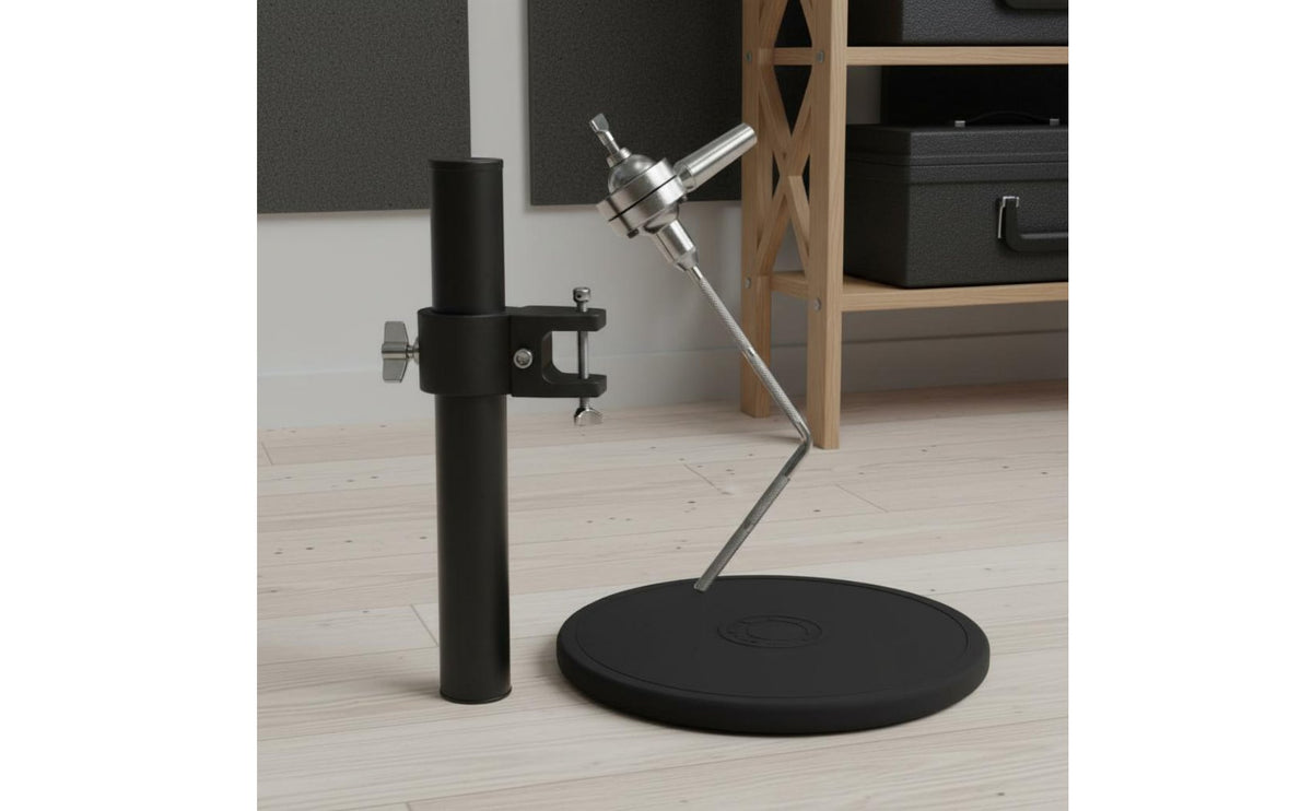 Cymbal Holder Bracket Multi-Functional Tom Drum Mounting Bracket Metal Construction L Arm Percussion Mount for Practice Room