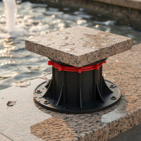Easy to Install Adjustable Deck Pedestal Long-Lasting Adjustable Pedestal Support Heavy Duty Height Adjust Deck Support High Load Capacity for Fountain Area, Balcony