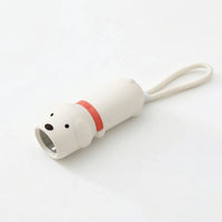 Silicone Flashlight USB-Rechargeable Flashlight with Hanging Loop Soft