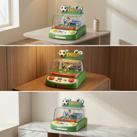 Football Toy with Clear Cover Compact Mini Soccer Set Arcade-Style